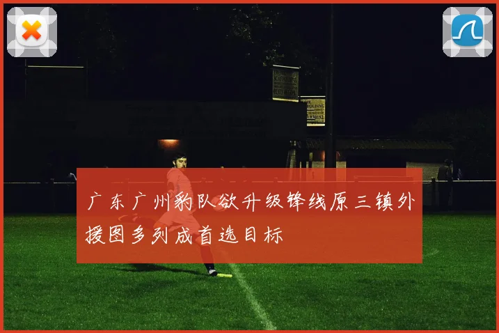 广东广州豹队欲升级锋线原三镇外援图多列成首选目标