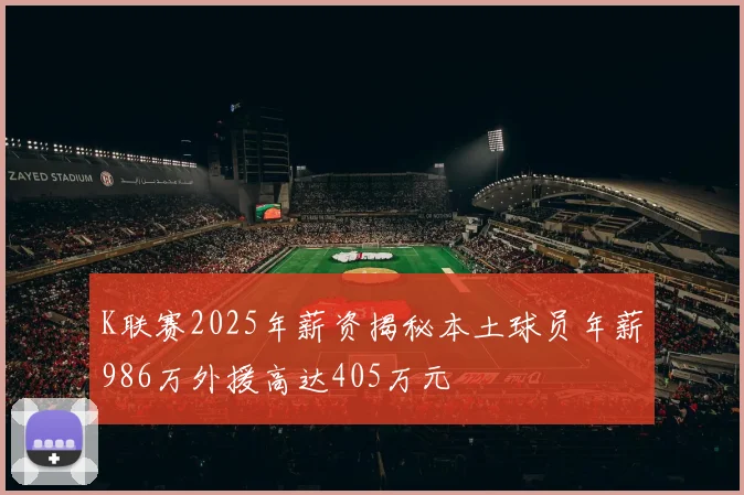 K联赛2025年薪资揭秘本土球员年薪986万外援高达405万元